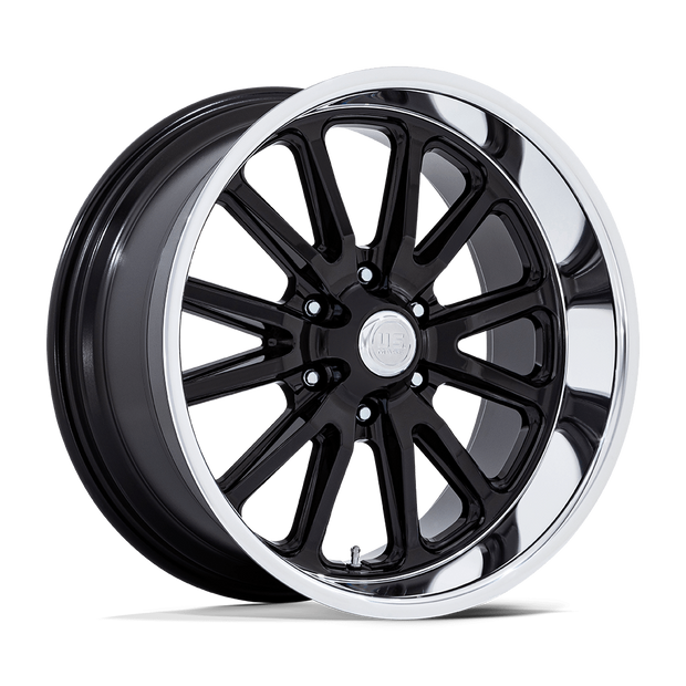 U.S. Mags UC145 Rambler 6 20x8 Gloss Black w/Diamond Cut Lip 1mm ET 78.1mm CB 6x139.7