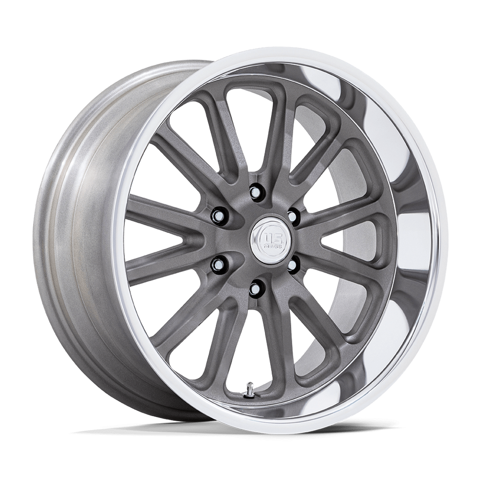 U.S. Mags UC145 Rambler 6 20x8 Matte Gunmetal w/Diamond Cut Lip 1mm ET 78.1mm CB 6x139.7