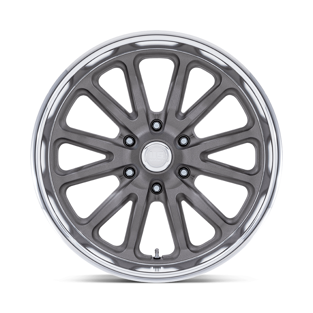 U.S. Mags UC145 Rambler 6 20x8 Matte Gunmetal w/Diamond Cut Lip 1mm ET 78.1mm CB 6x139.7