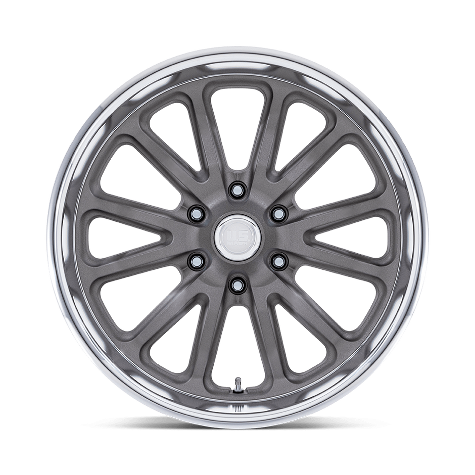 U.S. Mags UC145 Rambler 6 20x8 Matte Gunmetal w/Diamond Cut Lip 1mm ET 78.1mm CB 6x139.7