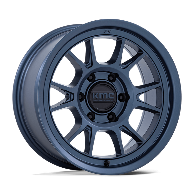 KMC Wheels KM729 Range 17x8.5 Metallic Blue -10mm ET 66.06mm CB 6x114.3
