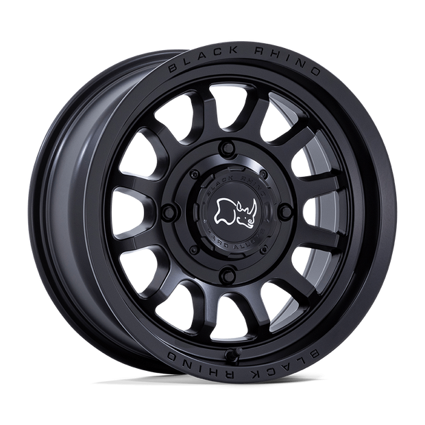 Black Rhino Hard Alloys Rapid UTV 15x7 Matte Black 10mm ET 110.1mm CB 4x137