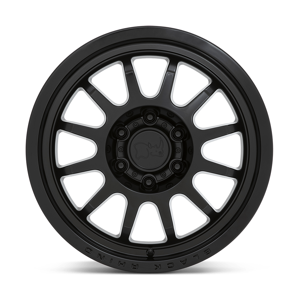 Black Rhino Hard Alloys Rapid 17x8.5 Matte Black 0mm ET 112.1mm CB 6x139.7