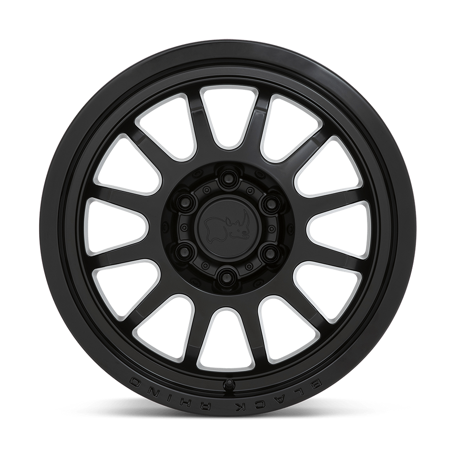 Black Rhino Hard Alloys Rapid 17x8.5 Matte Black 0mm ET 112.1mm CB 6x139.7