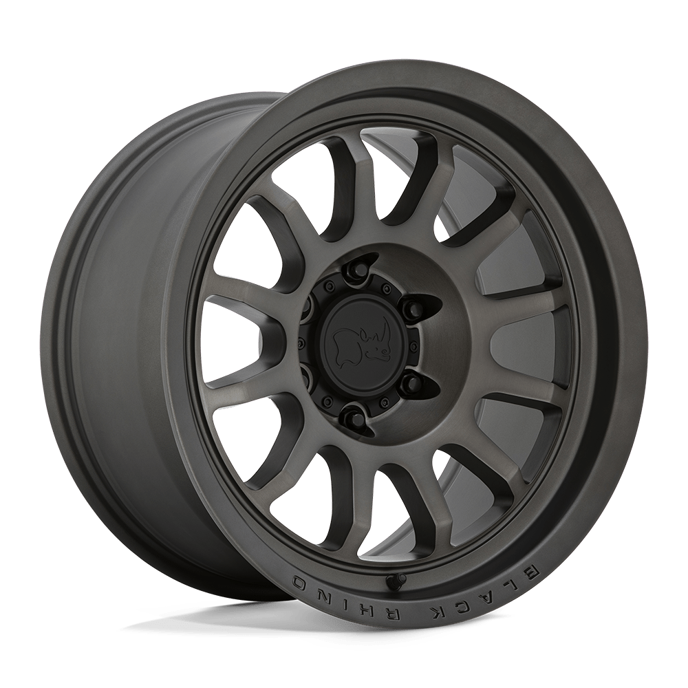 Black Rhino Hard Alloys Rapid 17x8.5 Matte Brushed Gunmetal 0mm ET 76.1mm CB 6x114.3