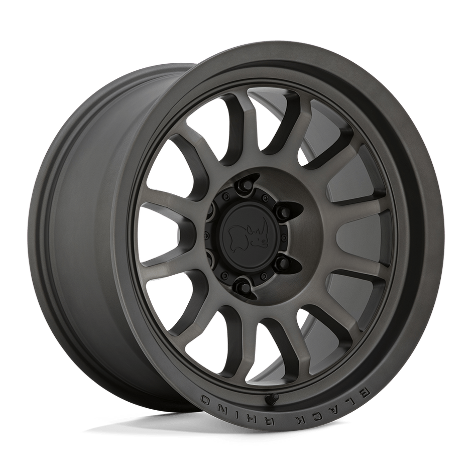 Black Rhino Hard Alloys Rapid 17x8.5 Matte Brushed Gunmetal 0mm ET 76.1mm CB 6x114.3