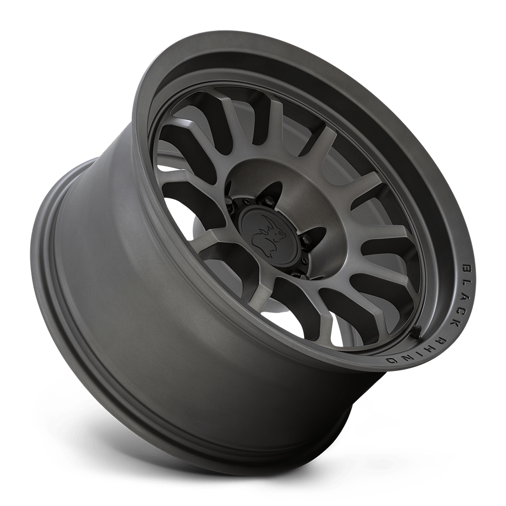 Black Rhino Hard Alloys Rapid 17x8.5 Matte Brushed Gunmetal 0mm ET 76.1mm CB 6x114.3