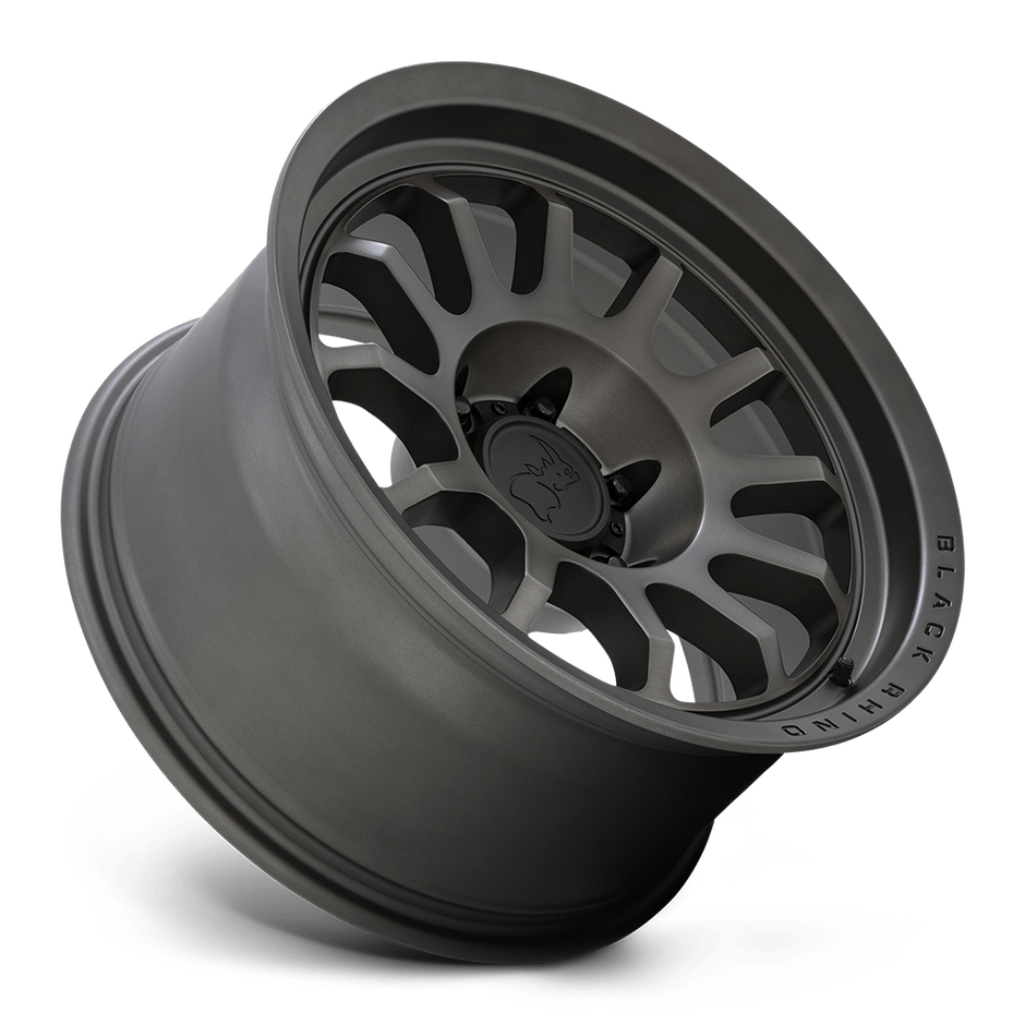 Black Rhino Hard Alloys Rapid 17x8.5 Matte Brushed Gunmetal 0mm ET 76.1mm CB 6x114.3