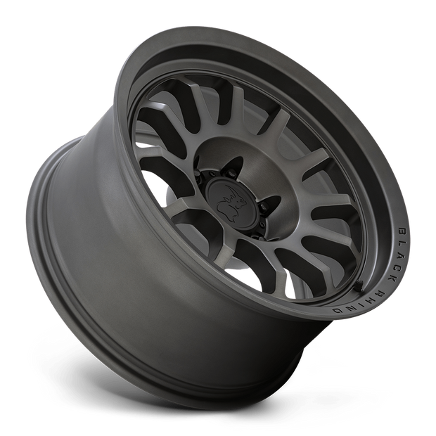 Black Rhino Hard Alloys Rapid 17x8.5 Matte Brushed Gunmetal 0mm ET 76.1mm CB 6x114.3