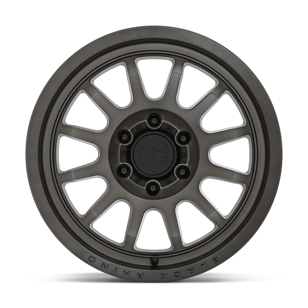 Black Rhino Hard Alloys Rapid 17x8.5 Matte Brushed Gunmetal 0mm ET 76.1mm CB 6x114.3