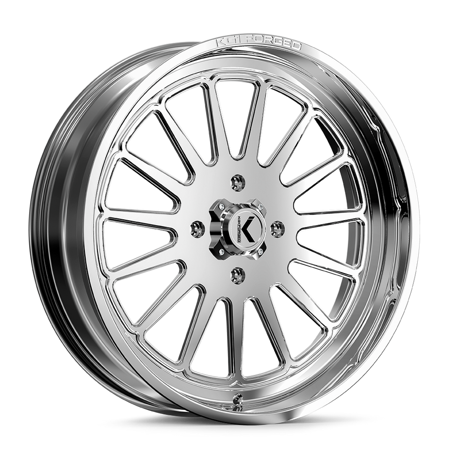 KG1 Forged KU016 Rays UTV 24x7 Polished 0mm ET 132mm CB 4x156