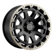 Black Rhino Hard Alloys Razorback 20x12 Matte Black w/Machined Dark Tint -44mm ET 112.1mm CB 6x139.7