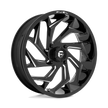 Fuel Wheels D753 Reaction UTV 18x7 Gloss Black Milled 13mm ET 132mm CB 4x156