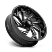 Fuel Wheels D753 Reaction UTV 18x7 Gloss Black Milled 13mm ET 132mm CB 4x156