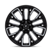 Fuel Wheels D849 Rebar 17x9 Gloss Black Milled -12mm ET 106.1mm CB 6x139.7