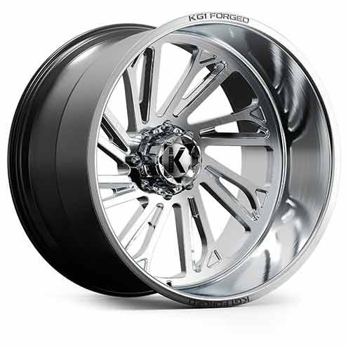 KG1 Forged KC012 Rebel-Left Wheel 26x14 Brushed -76mm ET 125.1mm CB 8x170