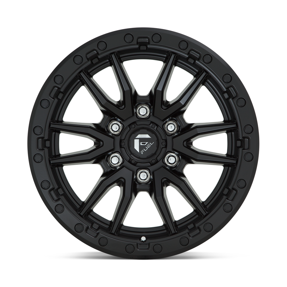 Fuel Wheels D679 Rebel 16x8 Matte Black 1mm ET 106.1mm CB 6x139.7
