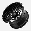 Hardrock Offroad Reckless Xposed 20x12 Gloss Black Milled -44mm ET 87.1mm CB 6x135 wheel