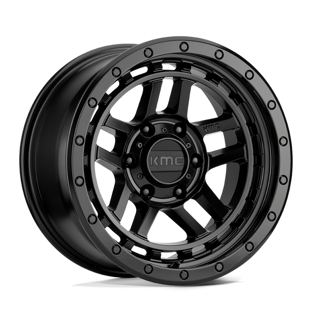 KMC Wheels KM540 Recon 18x8.5 Satin Black 18mm ET 66.06mm CB 6x114.3
