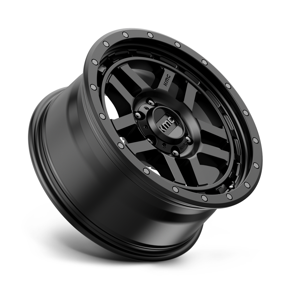 KMC Wheels KM540 Recon 17x8.5 Satin Black 18mm ET 71.5mm CB 5x127
