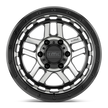 KMC Wheels KM540 Recon 17x8.5 Satin Black Machined 18mm ET 106.1mm CB 6x139.7