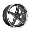 Asanti Wheels ABL31 Regal 20x10.5 Gloss Black Mill w/Chrome Lip 20mm ET 72.56mm CB 5x115
