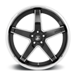 Asanti Wheels ABL31 Regal 20x10.5 Gloss Black Mill w/Chrome Lip 20mm ET 72.56mm CB 5x115