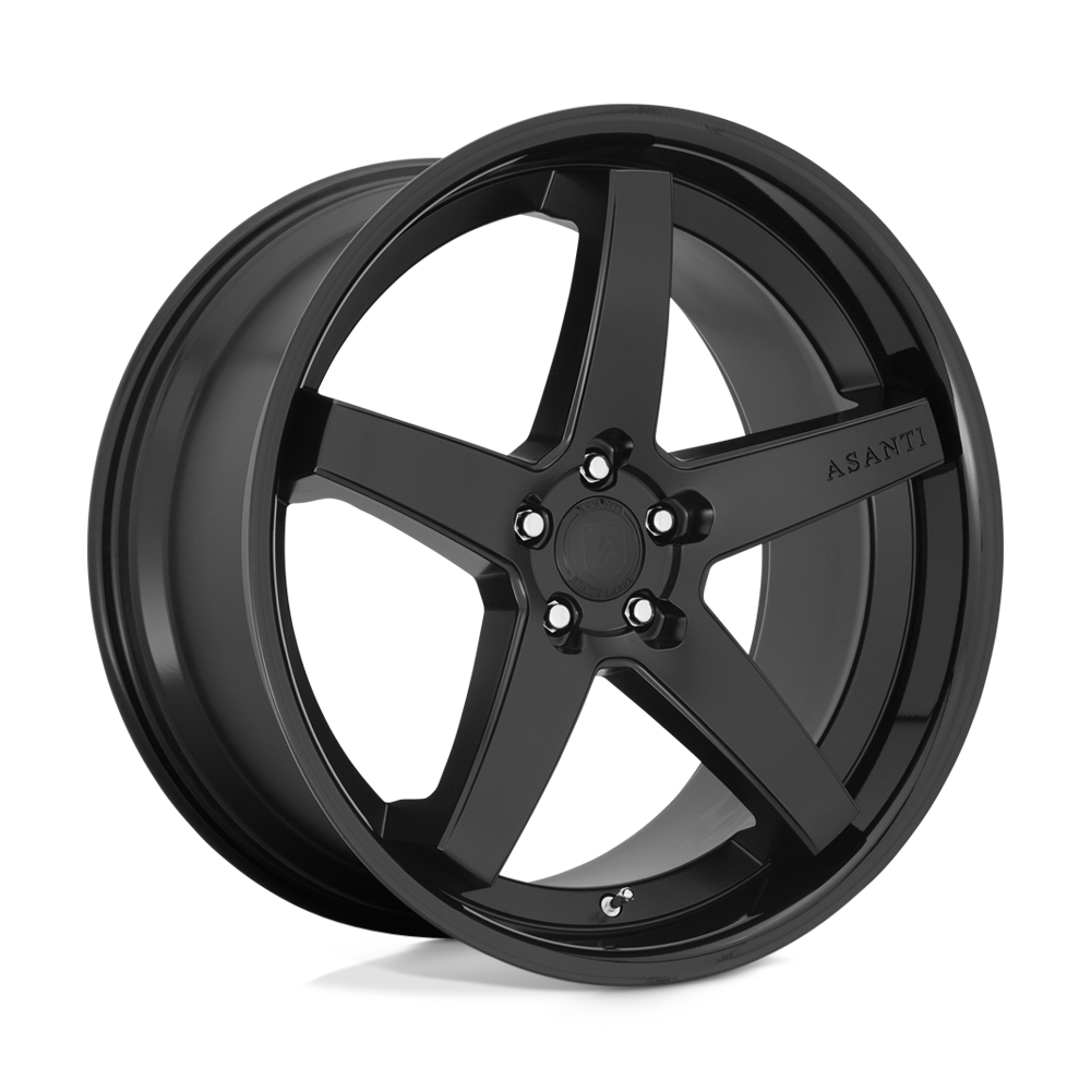 Asanti Wheels ABL31 Regal 20x10.5 Satin Black w/Gloss Black Lip 38mm ET 72.56mm CB 5x114.3