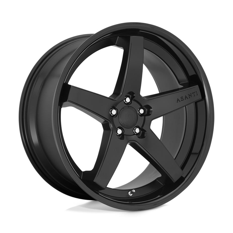 Asanti Wheels ABL31 Regal 20x10.5 Satin Black w/Gloss Black Lip 38mm ET 72.56mm CB 5x114.3