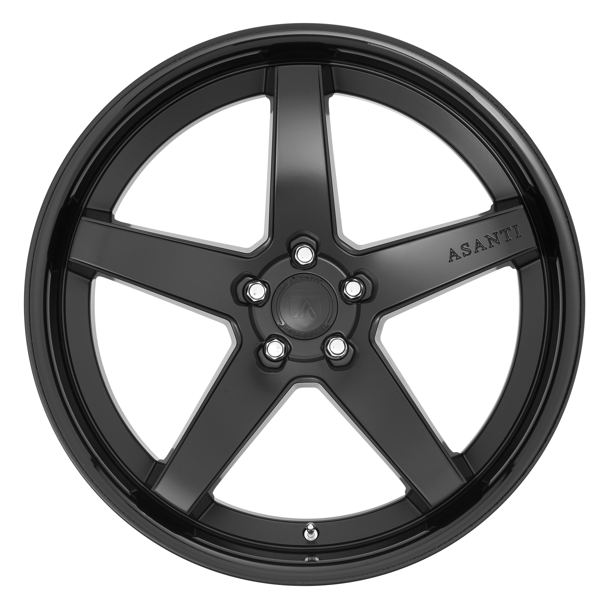 Asanti Wheels ABL31 Regal 20x10.5 Satin Black w/Gloss Black Lip 38mm ET 72.56mm CB 5x114.3