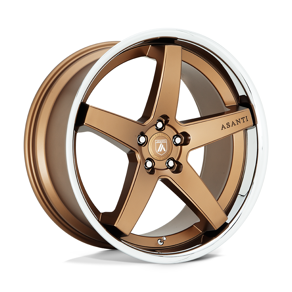 Asanti Wheels ABL31 Regal 20x10.5 Satin Bronze w/Chrome Lip 20mm ET 72.56mm CB 5x115