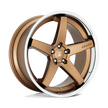 Asanti Wheels ABL31 Regal 20x10.5 Satin Bronze w/Chrome Lip 20mm ET 72.56mm CB 5x115