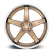 Asanti Wheels ABL31 Regal 20x10.5 Satin Bronze w/Chrome Lip 20mm ET 72.56mm CB 5x115