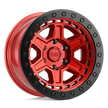 Black Rhino Hard Alloys Reno 17x9 Candy Red w/Black Ring & Bolts 0mm ET 71.5mm CB 5x127