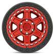 Black Rhino Hard Alloys Reno 17x9 Candy Red w/Black Ring & Bolts 0mm ET 71.5mm CB 5x127