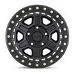 Black Rhino Hard Alloys Reno 17x9 Matte Black w/Brass Bolts 0mm ET 87.1mm CB 6x135