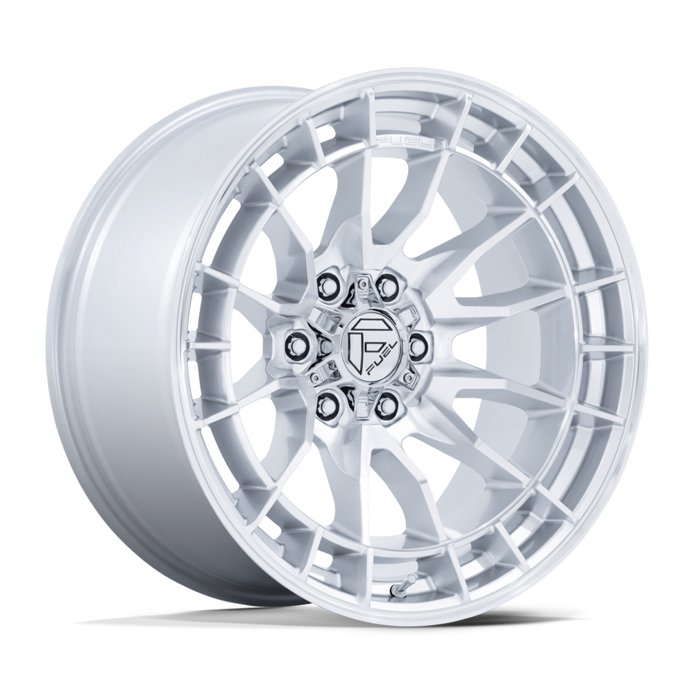 Fuel Wheels FC888 Revolt 18x9 Hyper Silver w/Machined Face 20mm ET 87.1mm CB 6x135