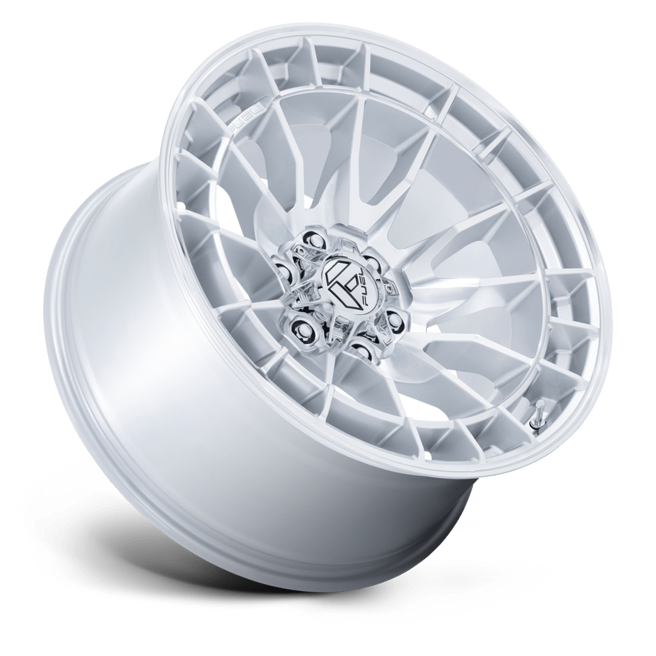 Fuel Wheels FC888 Revolt 18x9 Hyper Silver w/Machined Face 20mm ET 87.1mm CB 6x135