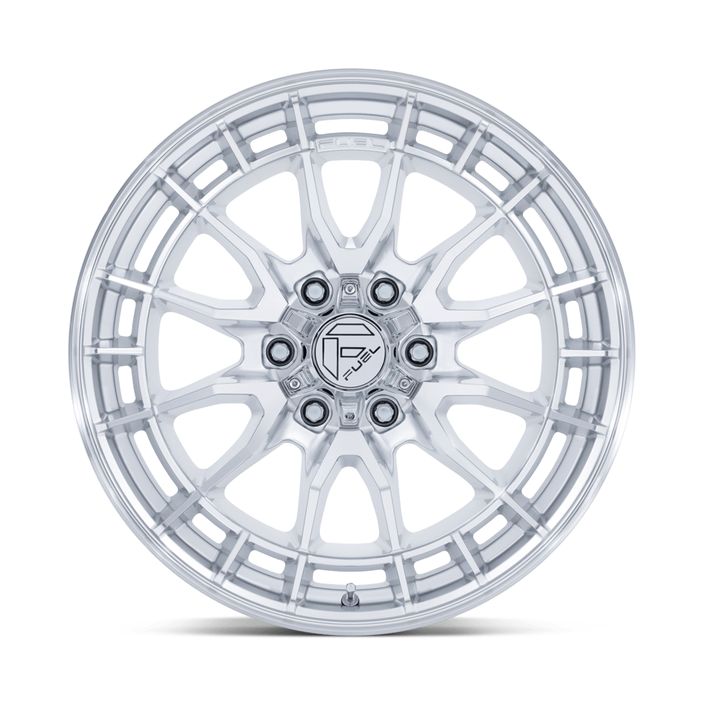 Fuel Wheels FC888 Revolt 18x9 Hyper Silver w/Machined Face 20mm ET 87.1mm CB 6x135