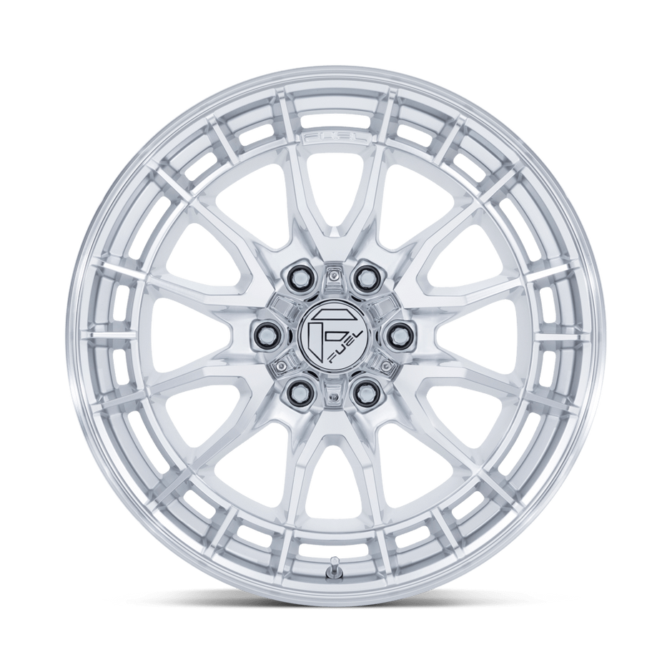 Fuel Wheels FC888 Revolt 18x9 Hyper Silver w/Machined Face 20mm ET 87.1mm CB 6x135