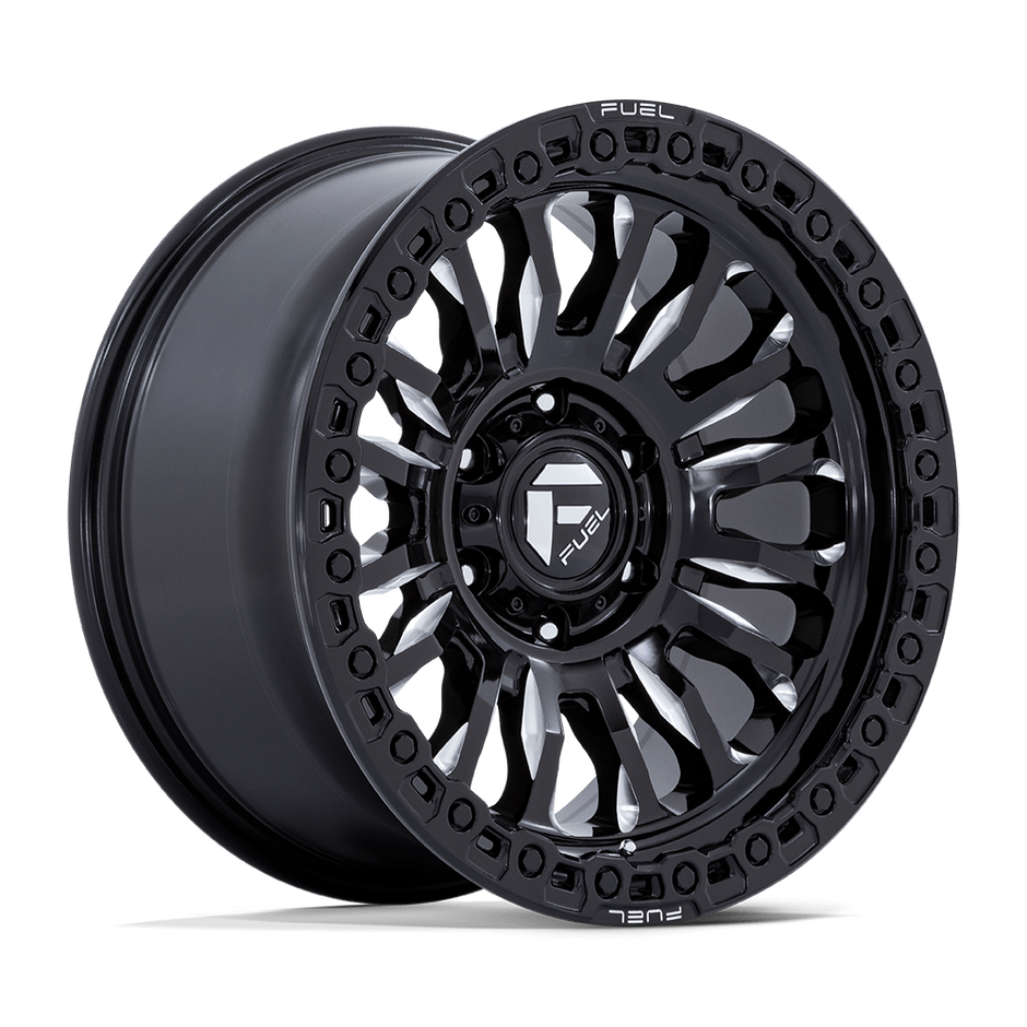 Fuel Wheels FC857 Rincon 17x8.5 Gloss Black Milled -1mm ET 71.5mm CB 5x127