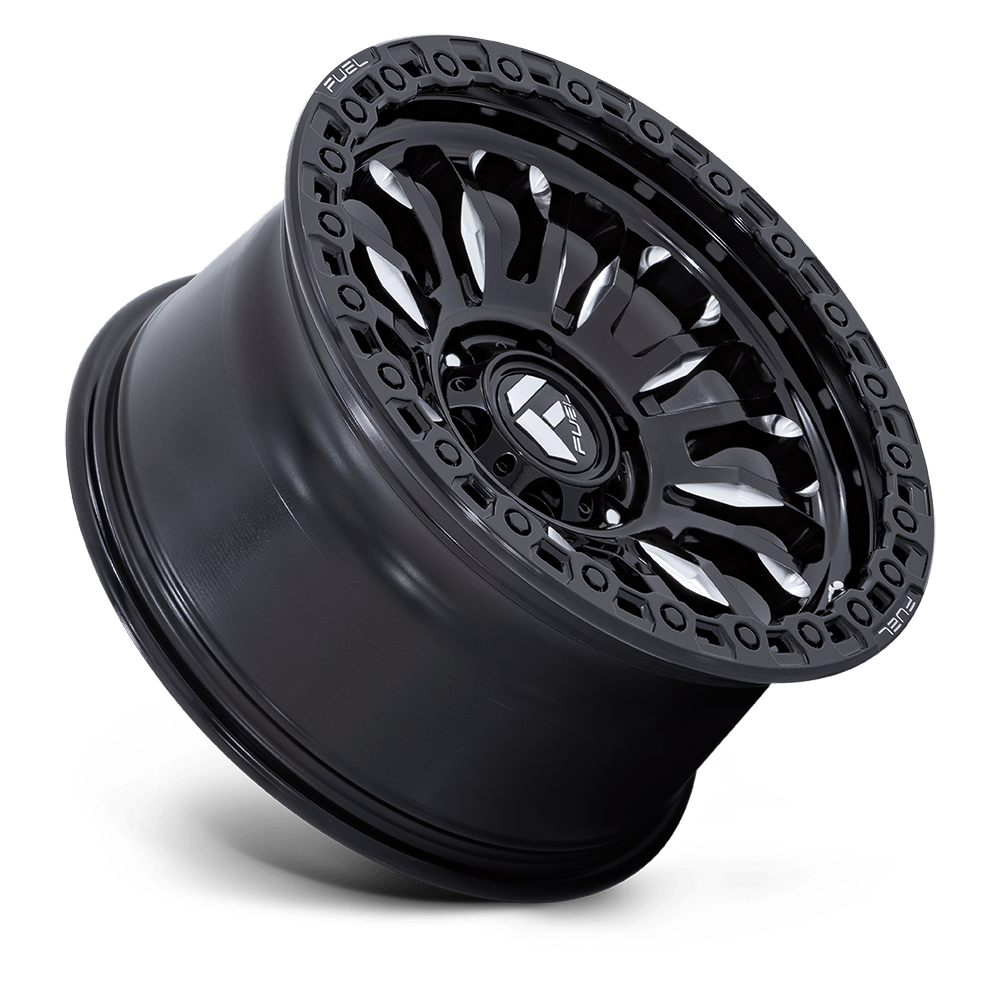 Fuel Wheels FC857 Rincon 17x8.5 Gloss Black Milled -1mm ET 71.5mm CB 5x127