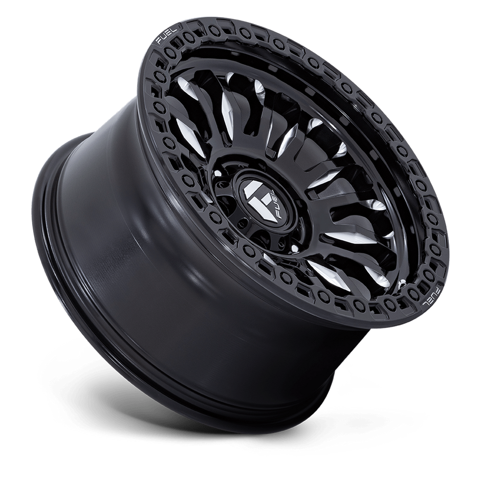 Fuel Wheels FC857 Rincon 17x8.5 Gloss Black Milled -1mm ET 71.5mm CB 5x127