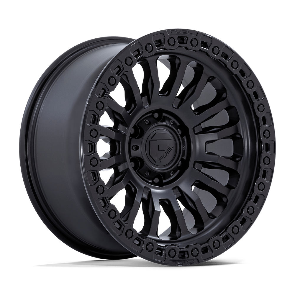 Fuel Wheels FC857 Rincon 17x8.5 Matte Black w/Gloss Black Lip -1mm ET 71.5mm CB 5x127