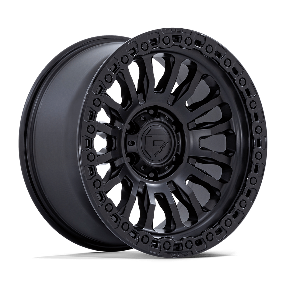 Fuel Wheels FC857 Rincon 17x8.5 Matte Black w/Gloss Black Lip -1mm ET 71.5mm CB 5x127