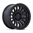 Fuel Wheels FC857 Rincon 17x8.5 Matte Black w/Gloss Black Lip -1mm ET 71.5mm CB 5x127