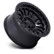Fuel Wheels FC857 Rincon 17x8.5 Matte Black w/Gloss Black Lip -1mm ET 71.5mm CB 5x127