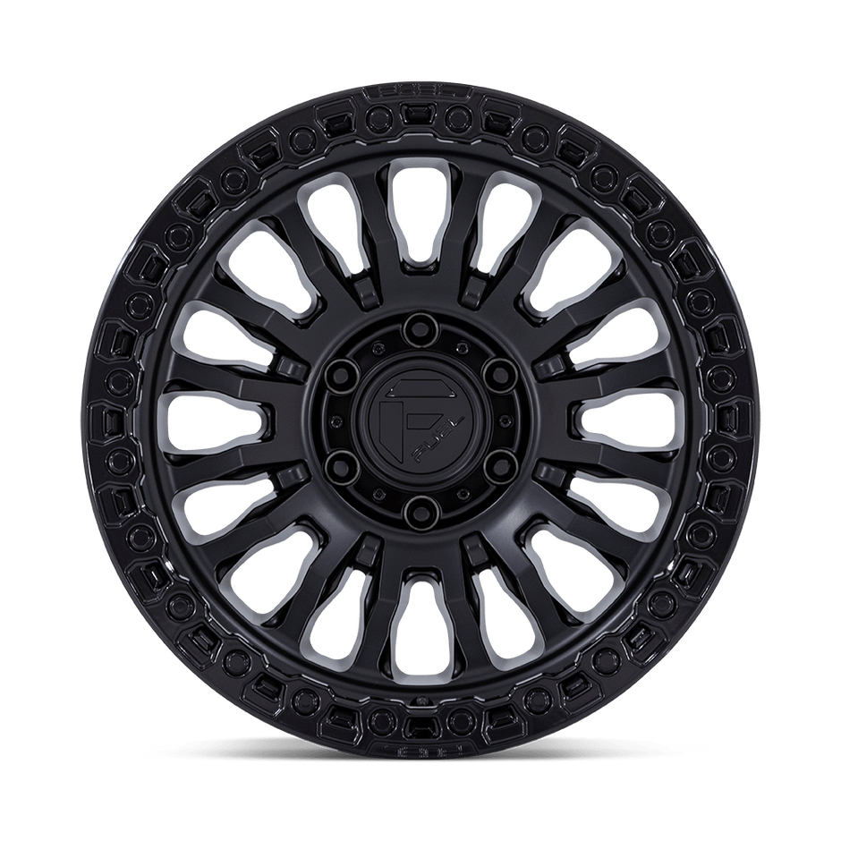 Fuel Wheels FC857 Rincon 17x8.5 Matte Black w/Gloss Black Lip -1mm ET 71.5mm CB 5x127