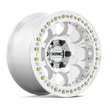 KMC Wheels KM237 Riot Beadlock 17x8.5 Machined 0mm ET 108mm CB 6x139.7