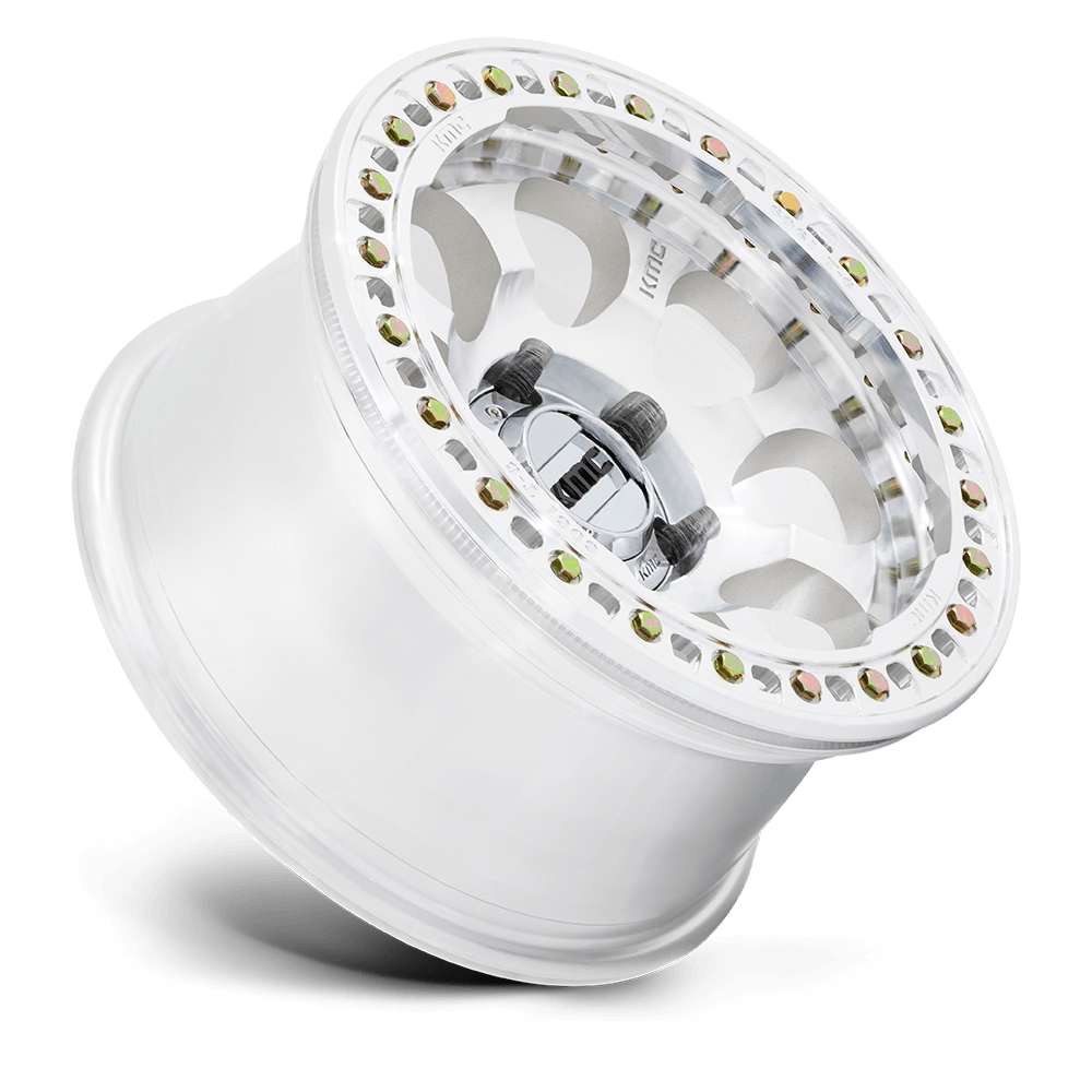 KMC Wheels KM237 Riot Beadlock 17x8.5 Machined 0mm ET 108mm CB 6x139.7